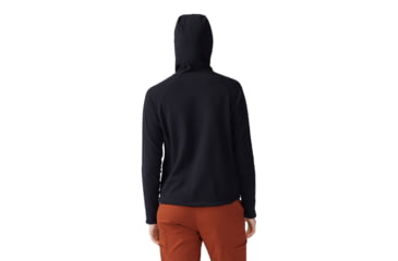Image of Mountain Hardwear Summit Grid Half Zip Hoody - Women's, Black, S, 2105641-010-S