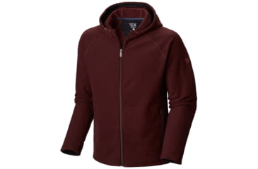 Image of Mountain Hardwear Toasty Twill Full-Zip Hoody - Mens-Redwood-X-Large