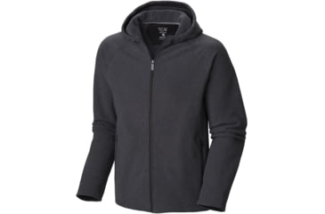 Image of Mountain Hardwear Toasty Twill Full-Zip Hoody - Men's-Shark-Large
