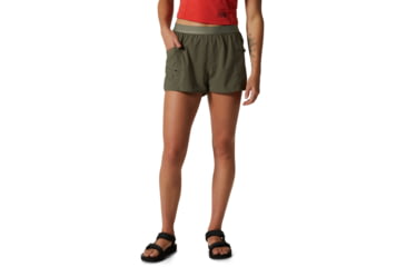 Image of Mountain Hardwear Trail Sender Short - Womens, Stone Green, Large, Regular, 1982781397-L-R