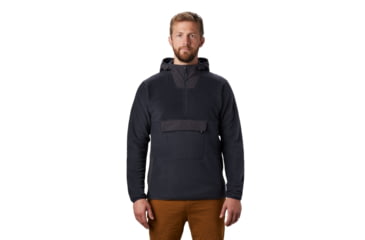 Image of Mountain Hardwear UnClassic Fleece Pullover - Men's, Dark Storm, Large, OM8481004-L