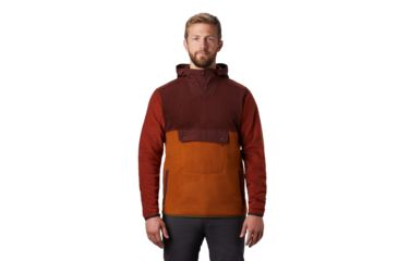 Image of Mountain Hardwear UnClassic Fleece Pullover - Mens, Dark Umber, Large, 1879471259-L