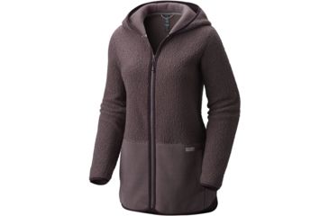 Image of Mountain Hardwear Warmsby Fleece Hooded Parka - Women's-Purple Sage-Small