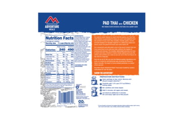 Image of Mountain House Pad Thai with Chicken, 2 Servings, 55181
