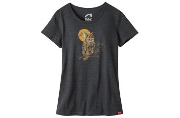 Image of Mountain Khakis Owl and Moon T-Shirt, Charcoal Heather, Medium 3225216000-Charcoal Heather-S