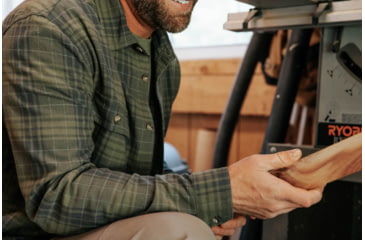 Image of Mountain Khakis Park Flannel Shirt Classic Fit - Mens, Jackson Grey, M, N50021JACKSON GREYM