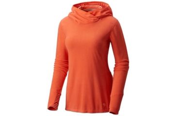 Image of Mountain Hardwear Microchill Lite W PO Hdy-Bright Ember, Bright Ember, L, 1677621868-L
