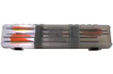 Image of MTM Crossbow Bolt Case, Holds Up To Twelve 23 Inch Bolts, Clear Smoke, BHCB41