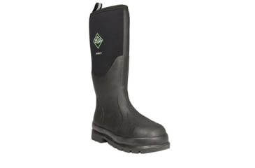Image of Muck Boots Chore Classic Tall Steel Toe Rubber Work Boots - Mens, Black, 12, CHS-000A-BLK-120