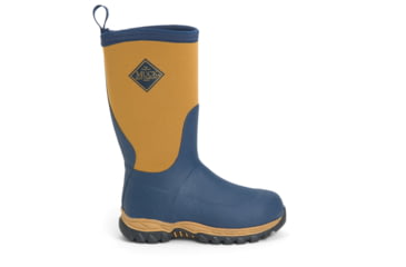 Image of Muck Boots Rugged II Outdoor Performance Boots - Kid's, Navy/Tan, 9, RG2-902-TAN-090