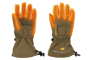 Image of Muddy Nucleus Heated Softshell Gloves - Mens, Brown Clay, LARGE, MUD-HT-GLV-CL-L