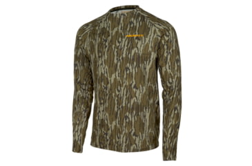 Image of Muddy TRX Base Layer Crew Top - Mens, Mossy Oak Bottomland, LARGE, MUD-BL-CRW-MOB-L