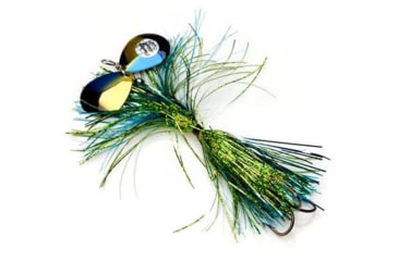 Image of Musky Mayhem Baby Girl Musky Spinner, 2 #6 Blades, 4/0 Hook, Dorado, 1.8oz, BG060