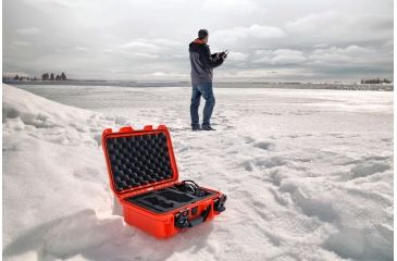 Image of Nanuk Mavic Air Fly More Hard Case W/Foam Insert, Orange, Medium 915-MAVIA3