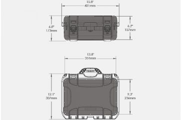 Image of Nanuk Mavic Air Fly More Hard Case W/Foam Insert, Silver, Medium 915-MAVIA5