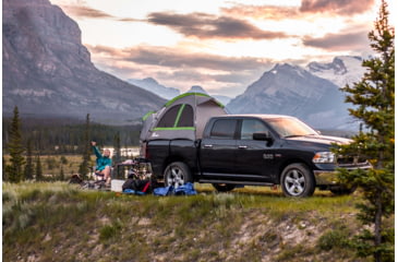 Image of Napier Backroadz Truck Tent, Full Size Crew Cab Bed, Gray/Green, 5.5-5.8 ft, 19033