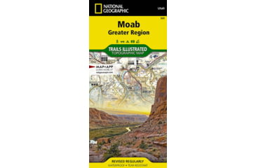 Image of National Geographic Books Moab Greater Region No.505 Map