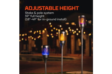 Image of Nebo Solar Torch Zapper 1200mAh Li-ion Battery LED Lantern
