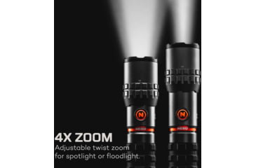 Image of Nebo Slyde King 2K USB-C Rechargeable LED Flashlight and Work Light, Black, NEB-WLT-1003