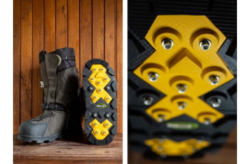 Image of Neos Navigator Glacier Trek Spike Overshoes, Black, XL, N5P3G-GRY-XLG