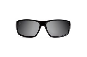 Image of NFL Catch Atlanta Falcons Single Vision Prescription Sunglasses, Glossy Black Frame, 622586T02SV