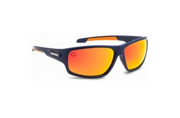 Image of NFL Catch Chicago Bears Single Vision Prescription Sunglasses, Matte Dark Navy Frame, 622586T06SV