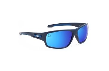Image of NFL Catch Indianapolis Colts Single Vision Prescription Sunglasses, Matte Dark Navy Frame, 622586T14SV