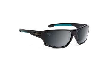 Image of NFL Catch Jacksonville Jaguars Single Vision Prescription Sunglasses, Glossy Black Frame, 622586T15SV