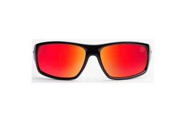 Image of NFL Catch Kansas City Chiefs Single Vision Prescription Sunglasses, Glossy Black Frame, 622586T16SV