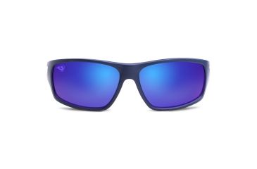 Image of NFL Catch Los Angeles Rams Single Vision Prescription Sunglasses, Matte Dark Navy Frame, 622586T29SV