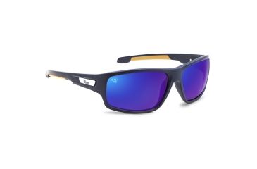 Image of NFL Catch Los Angeles Rams Single Vision Prescription Sunglasses, Matte Dark Navy Frame, 622586T29SV