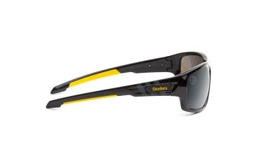 Image of NFL Catch Pittsburgh Steelers Single Vision Prescription Sunglasses, Glossy Black Frame, 622586T25SV