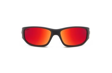 Image of NFL Zone Kansas City Chiefs Single Vision Prescription Sunglasses, Matte Black Frame, 655975T16SV