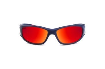 Image of NFL Zone New York Giants Single Vision Prescription Sunglasses, Matte Dark Blue Frame, 655975T21SV