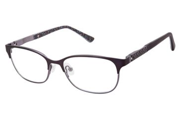Image of Nicole Miller Callie Eyeglass Frames - Frame MATTE EGGPLANT, Size 49/15mm NMCALLIE01