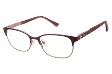 Image of Nicole Miller Callie Eyeglass Frames - Frame MATTE MULBERRY, Size 49/15mm NMCALLIE03