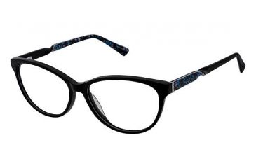 Image of Nicole Miller Elizabeth Eyeglass Frames - Frame Black, Size 55/14mm NMELIZABETH01