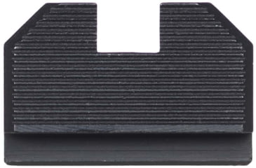 Image of Night Fision Optic Plate + Tritium Ylw Front Sight Combo EPS Carry to Glock 43x MOS, Black, GLK-OPBS-EPSC-43X-YGZX