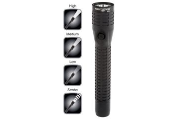 Image of Nightstick Duty Size Multi Function Polymer LED Flashlight,Rechargeable,650 Lumens,Black NSR-9514XL