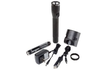 Image of Nightstick Duty Size Multi Function Polymer LED Flashlight,Rechargeable,650 Lumens,Black NSR-9514XL
