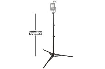 Image of Bayco Tripod for LED Scene/Area Lights, Black, 1514-TRIPOD