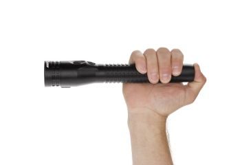 Image of Nightstick Xtreme Lumens Duty Size Dual-Light Rechargeable 650 Lumen Metal LED Flashlight, AC Charger, DC Charger, Battery, Black NSR-9944XL