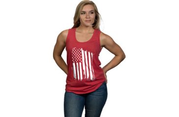 Image of Nine Line Apparel America Women's Tank Red Large