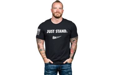 Image of Nine Line Apparel Just Stand Men's T-shirt Black 2xl