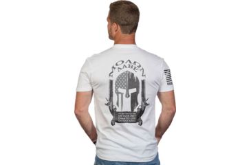 Image of Nine Line Apparel Molon Labe Men's T-shirt White Medium