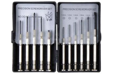 Image of Nippon 11Pc Precision Screwdriver Set with Black Case PJ11