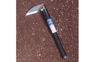 Image of Nisaku KUBINAGAKAMA Stainless Steel Garden Hoe + Weeder, 4.5-Inch Blade, Silver, Small NJP105