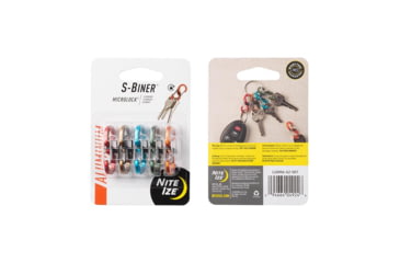 Image of Nite Ize S-Biner MicroLock Aluminum, Assorted, Micro, LSBMA-A2-5R7