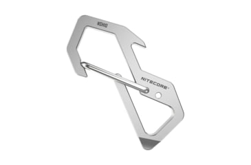 Image of Nitecore NSH10 Titanium Carabiner Multi-Tool, Silver, 6952506493692