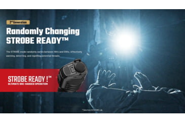 Image of Nitecore P27iX 5000 Lumen 21700 Li-Ion Rechargeable LED Customizable Tactical Flashlight w/ Multi-Beam Modes